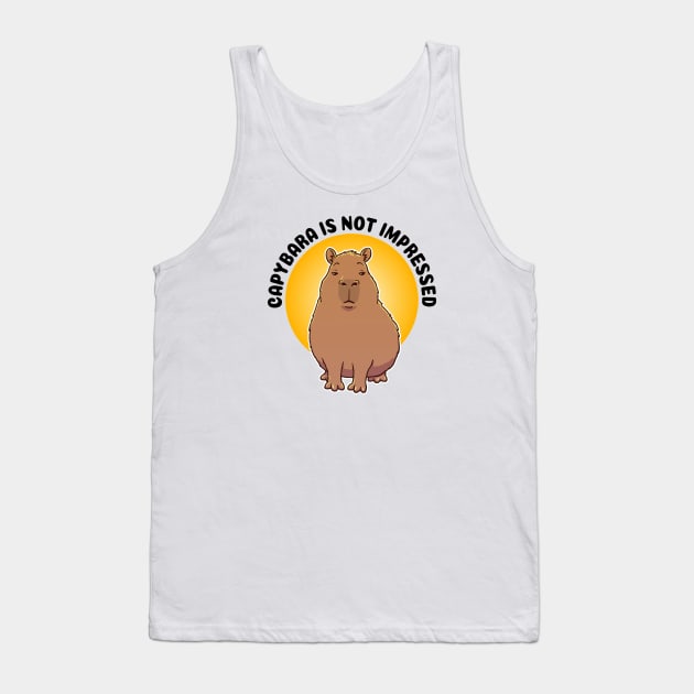 Capybara is not impressed Tank Top by capydays